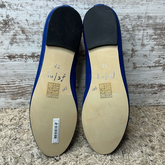 French Sole Womens Nicky Hilton - Kathy Navy Ballet Flats Size 7.4 fs/ny - Picture 10 of 10